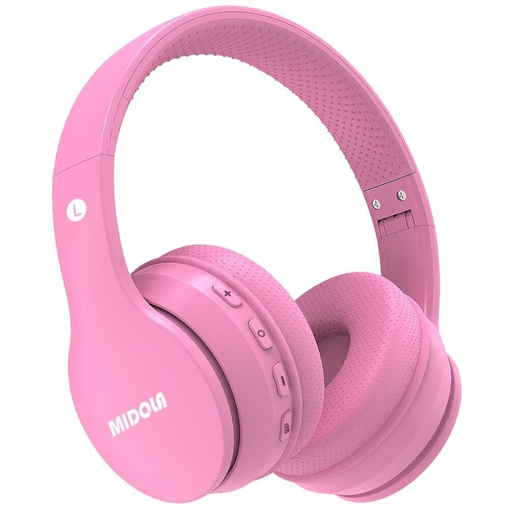 New Pink Kids Bluetooth Headphones 68-hour Playtime  Built-in Microphone
